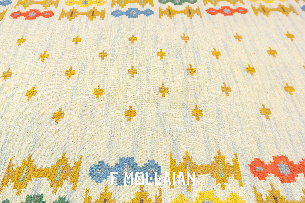 Scandinavian Rollakan Swedish Rug n°:138929